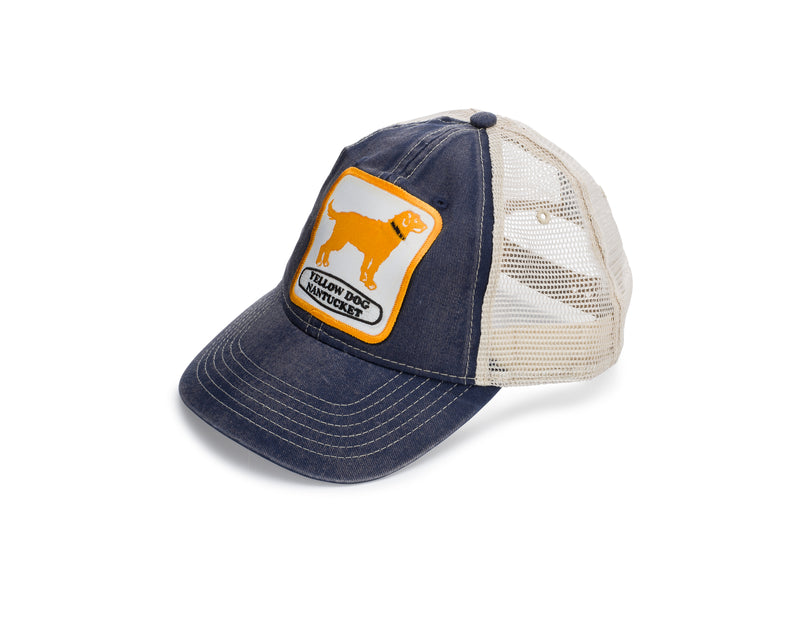 Yellow Dog Nantucket Island Trucker Cap with mesh back