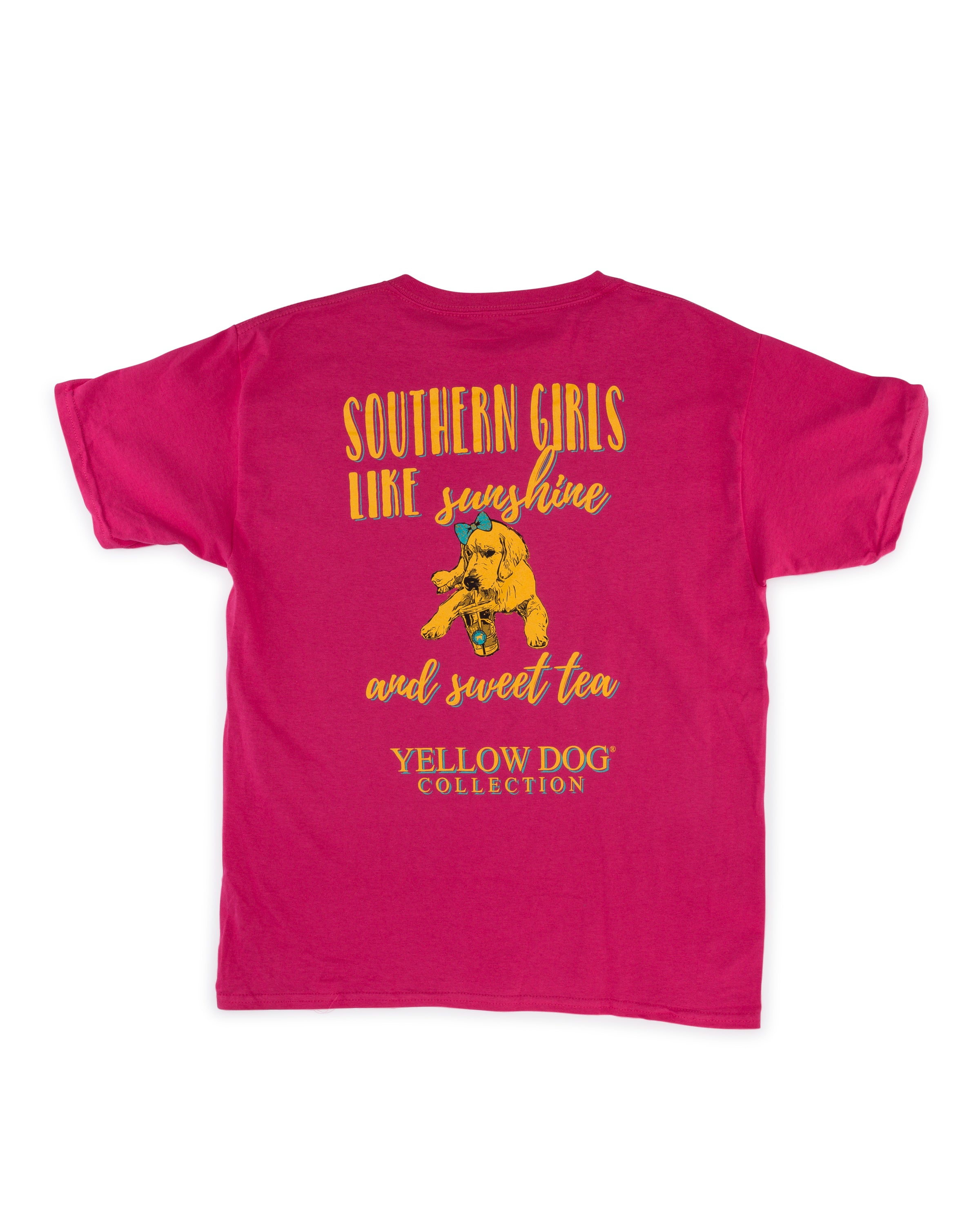 Women's Short Sleeve t-shirt Yellow Dog Collection: Sweet Tea