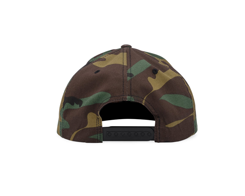 Yellow Dog Snap Back Camo Cap