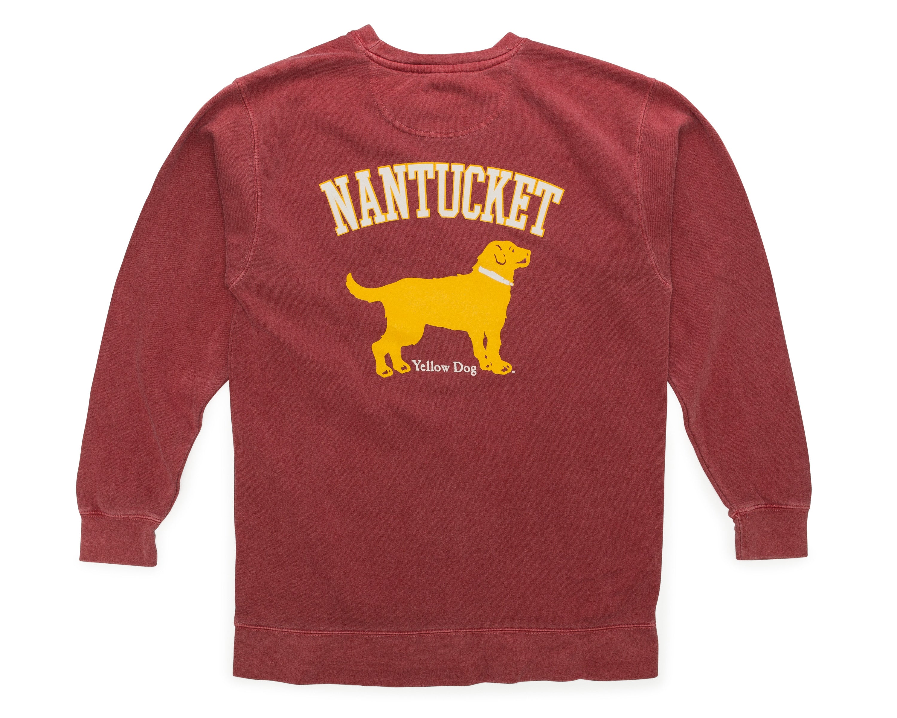 Yellow Dog Nantucket Collegiate Sweatshirt Nantucket Red