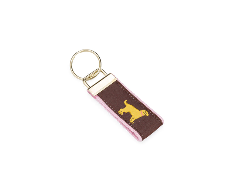 Yellow Dog® Pink Key Fob
