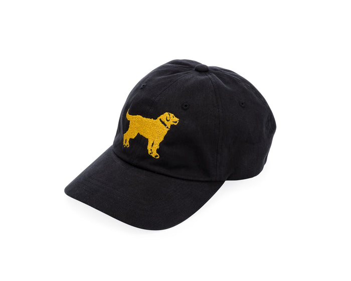 Yellow Dog Nantucket Black Cotton Cap