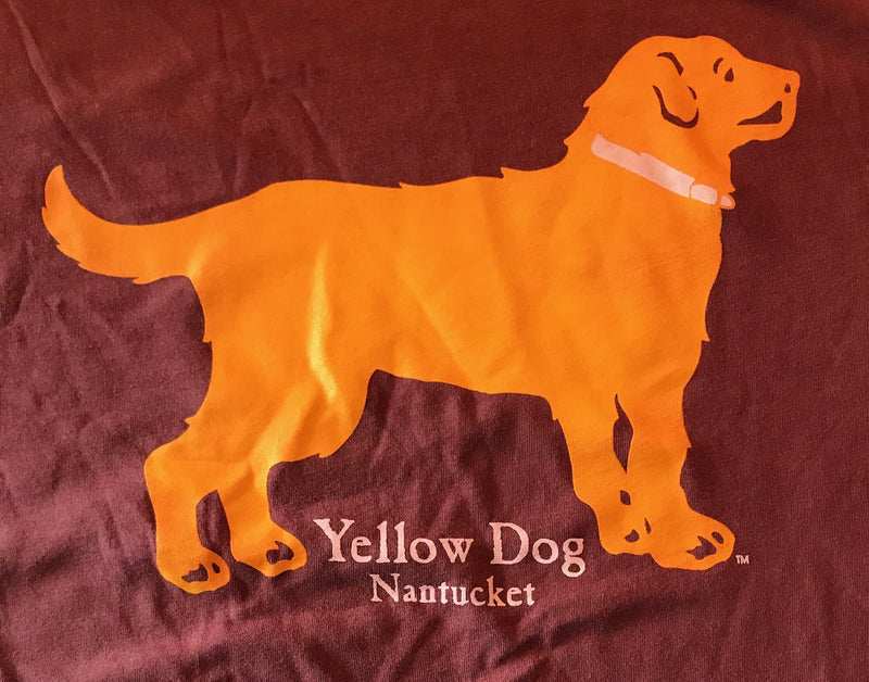 Yellow Dog: I am The Dog From Nantucket Short Sleeve T-shirt: